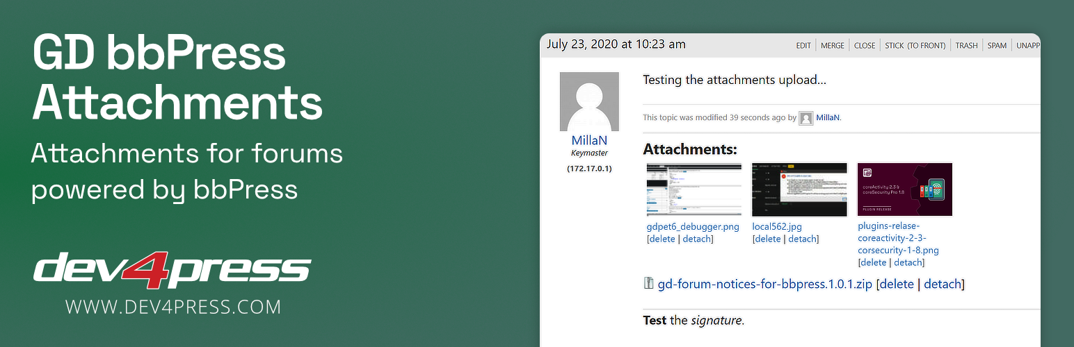 GD bbPress Attachments